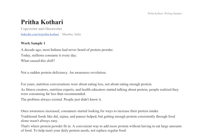 write linkedin posts for you